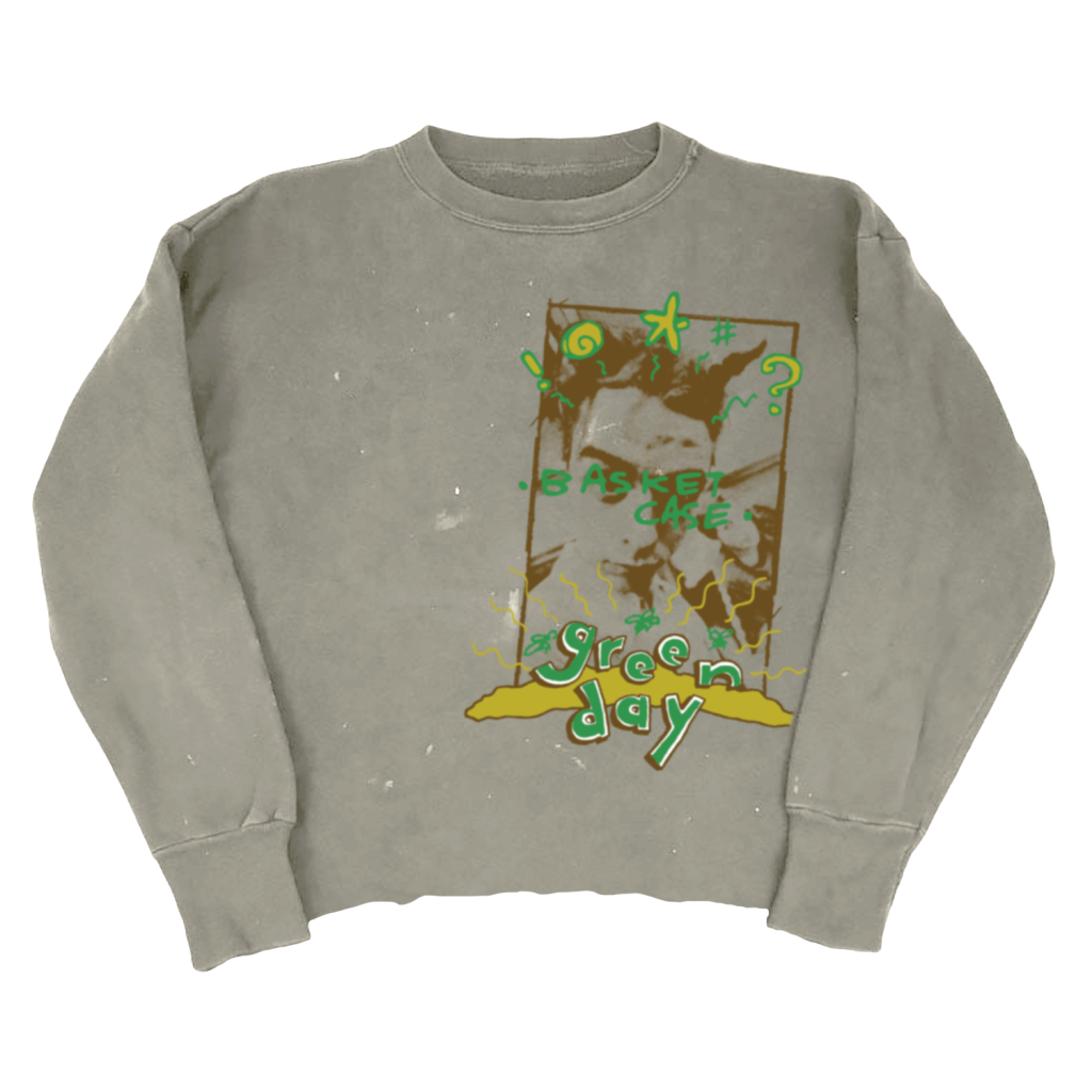 Dookie20Basket20Case20Crop20Crewneck - Green Day Band Store