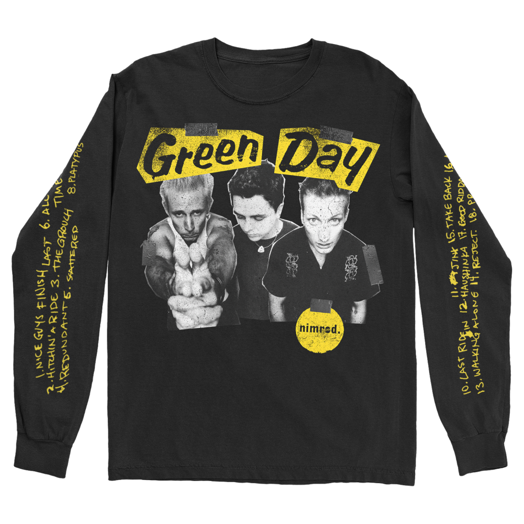 Nimrod20XXV20Long20Sleeve20T Shirt - Green Day Band Store