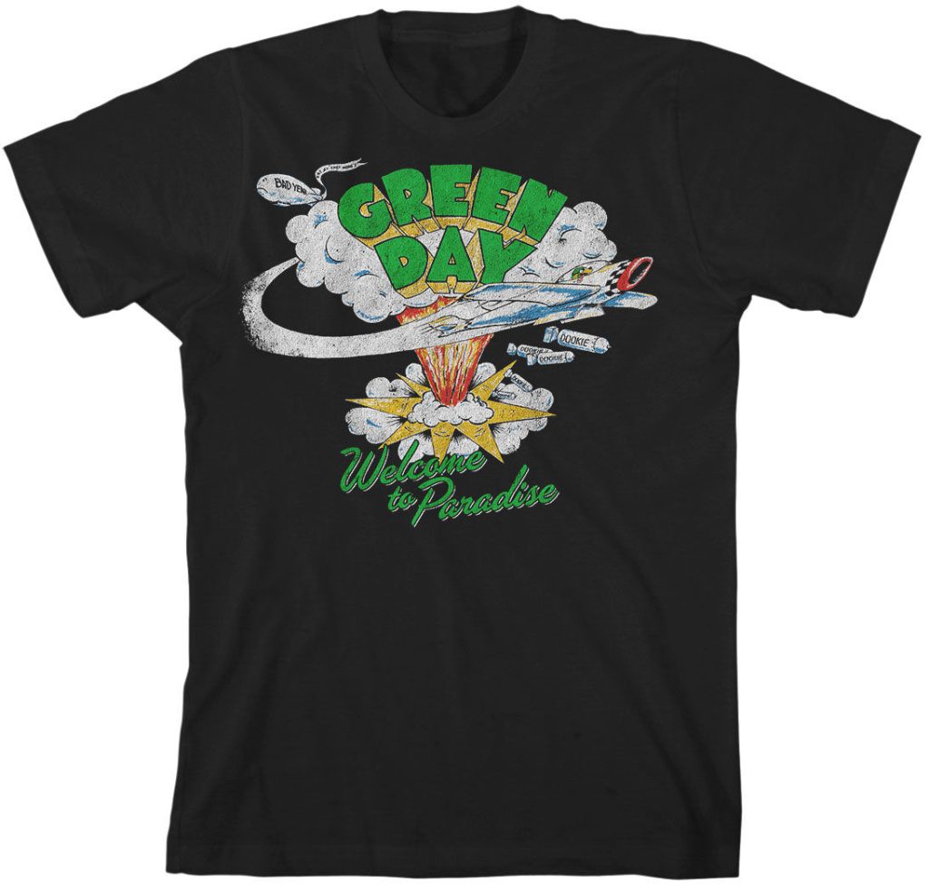 gd welcomeparadise tee - Green Day Band Store